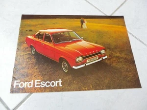 Catálogo Prospecto Comercial Ford Escort 1974 - Imagen 1 de 1