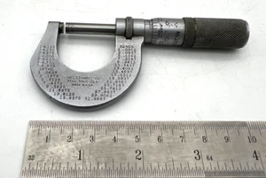 Starrett 0-1" Mikrometer .0001 Messschieber 231-F Verriegelung Kausche Reibung USA 231F - Bild 1 von 14