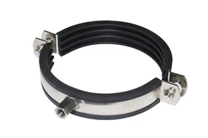 1 Pieza Abrazaderas Tubo Acero Inoxidable (V4A) 159 - 163mm - Imagen 1 de 2