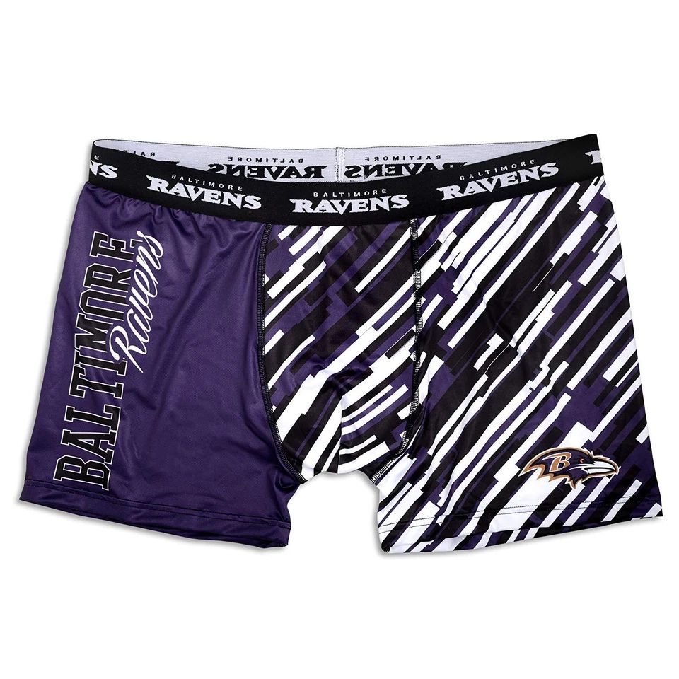 NFL Men's Wordmark Compression Boxer Shorts Underwear- Pick Team NEW SM-XXL - Image 1 of 1