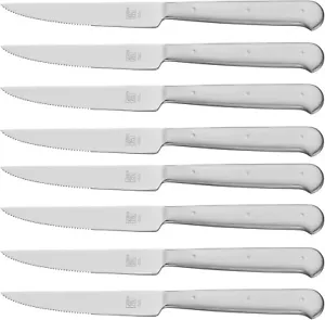 ZWILLING Porterhouse 8-Piece Steak Knife Set – Razor-Sharp with Black Presentati - Picture 1 of 7