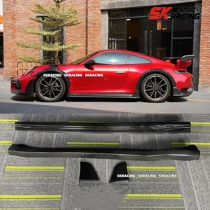 Kits de carrocería de faldones laterales de fibra de carbono seco para Porsche 911 992 Carrera 2020-2024 - Imagen 1 de 24