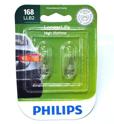 Philips LongerLife 168 5W Deux Ampoules Intérieur Dôme Léger Lampe Rechange OE - Image 1 of 4
