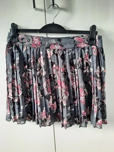 Size 10- Womens Floral Pleated Skirt- Next - Picture 1 of 10