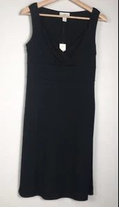 NWT LOFT Little Black Dress V-neck Sheath 0 - Picture 1 of 11