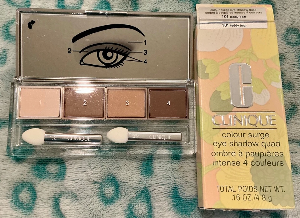 Clinique All About Shadow Quad 01 Teddy Bear 4.8g Full Size