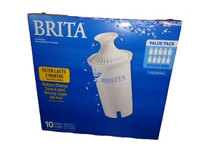Brita 987554 Genuine OEM Standard Replacement Pitcher Filters - 10 Pack NEW - Picture 1 of 1