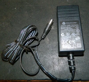 (6) GENUINE POLYCOM SOUNDPOINT IP 24V DC 500MA POWER SUPPLIES 1465-42340-001 - Picture 1 of 2