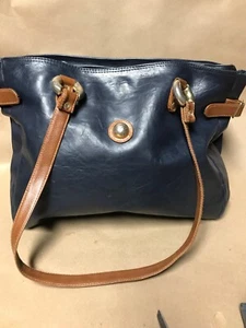 Capezio Purse Tote Navy - Picture 1 of 8