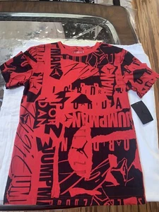 Nike Air Jordan Jumpan Big Boy T-Shirt Größe M, LG UND XL NEU MIT ETIKETT KOSTENLOSER VERSAND - Bild 1 von 8