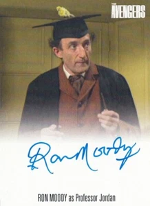 LOS VENGADORES COMPLETOS SERIE 2 - AUTÓGRAFO RON MOODY (PROFESOR JORDAN) AVRM - Imagen 1 de 1