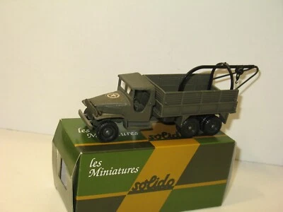 SOLIDO, GMC Military Truck Lot 7 Tow Crane Covered Cabin - Image 1 of 2