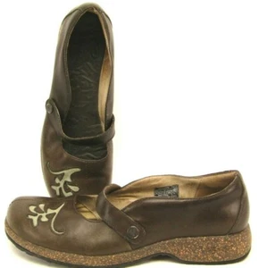 Teva Ventura Women's US 10 Mary Jane Brown Leather Cork Comfort Shoes s/n 6032 - Picture 1 of 8
