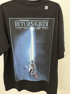 Star Wars Return Of The Jedi Episode VI Luke Skywalker Uniqlo Shirt from Japan - Picture 1 of 2