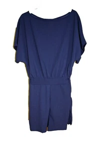 New Navy Romper Jumpsuit Shorts Size Medium - Picture 1 of 4