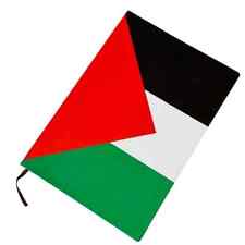 Palestine Flag Design Lined Notebook - Charity Gaza