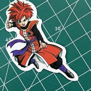 Dragon Ball Anime Sticker Red Hair Fighter Decal Phone Guitar Laptop Skateboard