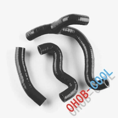 Manguera de agua de radiador de silicona negra para KTM 50SX 2012-2019 / 2012-2017 50 SX Mini Foto 1 de 4