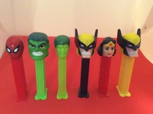 PEZ-6 SUPERHELDEN AUS FOLIEN ABER NIE AUSGESTELLT ODER BESPIELT - MAKELLOS - Bild 1 von 4