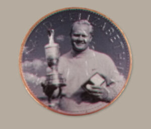 Jack Nicklaus 1966 Open Championship Printed Ball Marker - Brand New!
