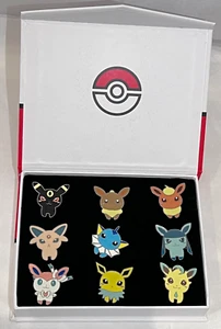 Pokemon Alloy Badgest 9 Piece Set - Picture 1 of 3