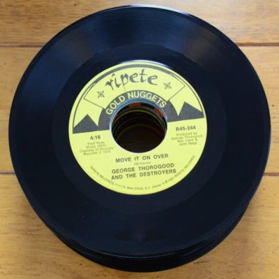 GEORGE THOROGOOD "COCAINE BLUES / MOVE ON OVER" 45 RPM 7" VINYL VG+ [F22-233] - Image 1 of 4