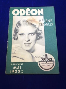 Odéon Program The Operetta, Opera, Films, Songs. May 1935 - Picture 1 of 1