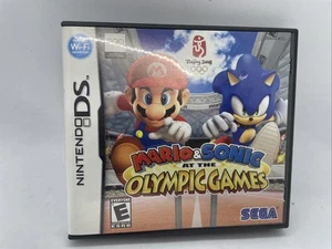 Mario Sonic Giochi Olimpici Pechino Nintendo DS Custodia Ricambio Manuale No Gioco - Foto 1 di 4
