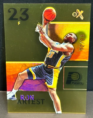 Ron Artest 2003-04 Fleer E-X Essential Credentials Future #4 Pack tirado SP/99 Foto 1 de 3