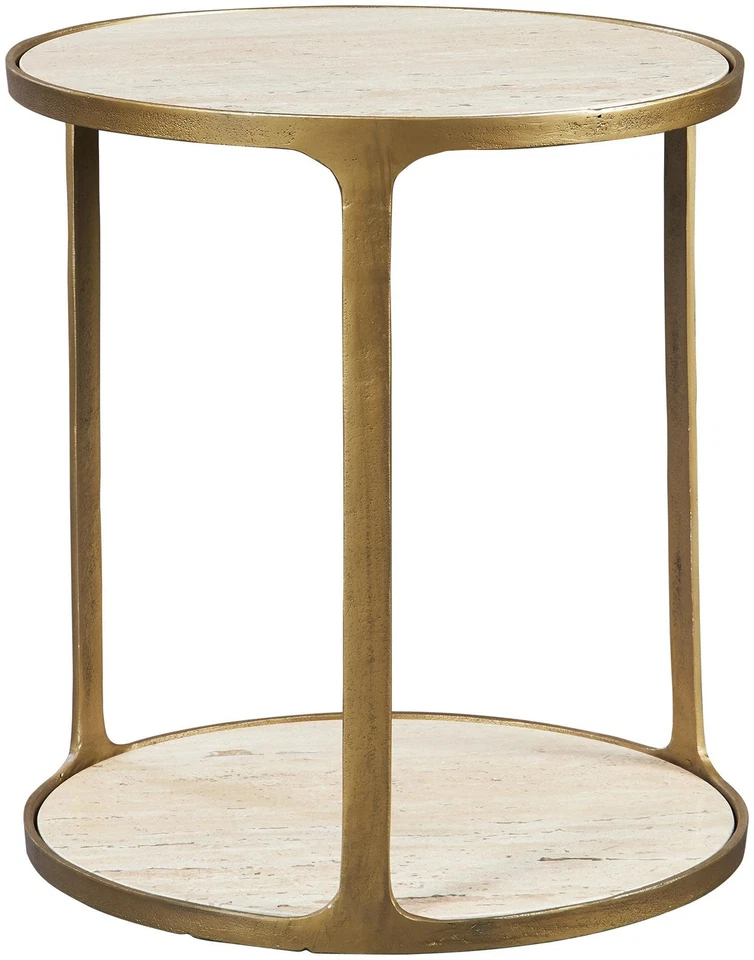 Uttermost Clench Brass Side Table - 22968