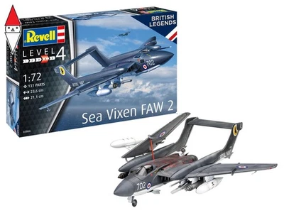 REVELL 1/72 MODEL SET BRITISH LEGENDS  SEA VIXEN FAW 2 - Immagine 1 di 2