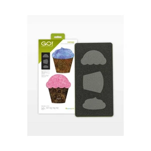 Accuquilt Fabric Cutter-Bundle-GO! Cupcake Die 55097 and Go! Cutting Mat 55112 - Picture 1 of 5