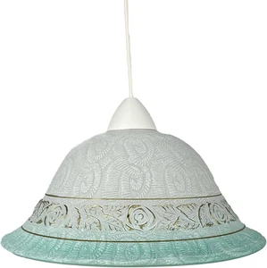 Lampadario a Sospensione Classico in Vetro, 1 Luce, per Cucina, Bagno, Camera, S - Foto 1 di 2