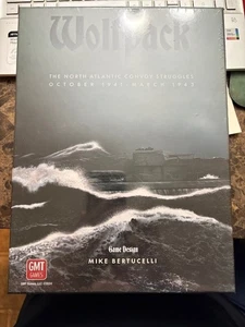 GMT Games, Wolfpack North Atlantic Convoy Struggle, U-Boats, SHRINK! - Picture 1 of 1