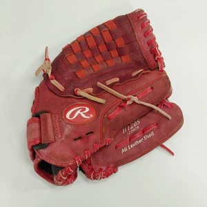 Rawlings Red Leather Baseball Glove H120S RHT 12" Youth Highlight Series - Picture 1 of 14