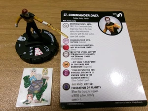 =Heroclix Star Trek RESISTANCE IS FUTILE Lt. Commander Data 005 with card = - Picture 1 of 1