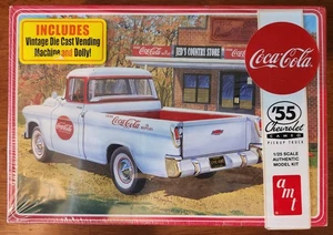 AMT 1/25 1955 Chevy Cameo Pickup Coca-Cola AMT1094 Plastik Auto/LKW Brandneu - Bild 1 von 4
