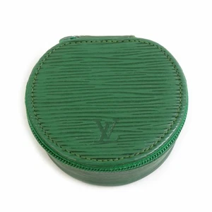 Bolsa de joyería Louis Vuitton Epi Ecran Bijou - Verde Borneo | M48214 de Japón - Imagen 1 de 8