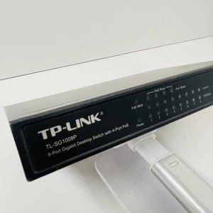 TP-Link TL-SG1008P 8-Port Gigabit Desktop PoE - Picture 1 of 4