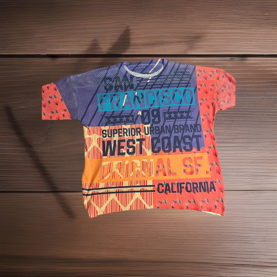 Camiseta de malla para mujer San Francisco Superior Urban Brand talla (L) Y2K ropa de verano Foto 1 de 4