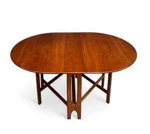 MCINTOSH TEAK DINING TABLE DROP LEAF MID CENTURY RETRO SPACE SAVER C1960s - Picture 1 of 13