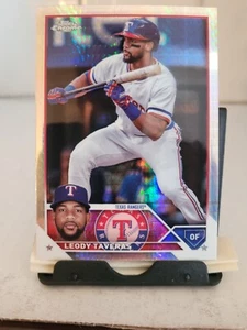 2023 Topps Chrome Update #USC28 Leody Taveras Prism - Bild 1 von 2