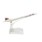 Retro 1:400 Model samolotu Samoloty odlewane ciśnieniowo 16cm Brytyjskie F-BVFB Concorde Model A