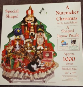 SunsOut Jigsaw Puzzle; Nutcracker Christmas; shaped; 1,000 pcs #97106 - Picture 1 of 5