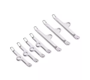 Big Block Chevy Valve Cover Spreader Bar Hold Down Reinforcement Kit BBC Chrome - Picture 1 of 1