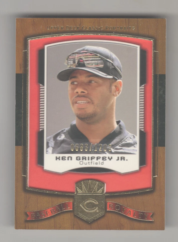 2003 Upper Deck Classic Portraits BASEBALL ROYALTY #203 KEN GRIFFEY JR 683/1200 - Image 1 of 2
