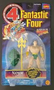 Marvel Comics Namor the Sub Mariner from Fantastic 4 Action Fig w Trident&Shield - Picture 1 of 2