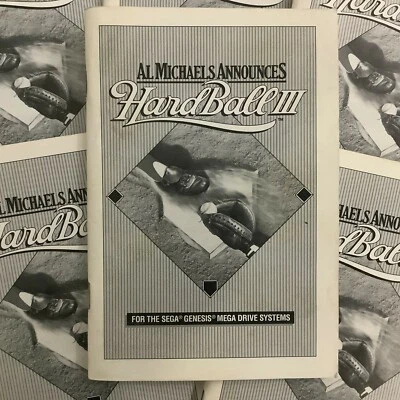 Hardball! III 3 SEGA Genesis Instruction Manual Only - Image 1 of 4