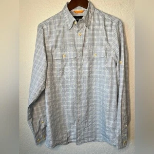 Orvis Polyester Langarm Freizeit Button Down Shirt für Herren Gr. S - Bild 1 von 13