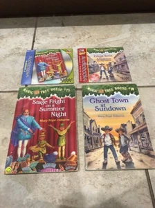**MAGIC TREE HOUSE*PIRATES PAST NOON*GHOST TOWN AT SUNDOWN*WENDY'S AUDIOBOOK** - Imagen 1 de 4